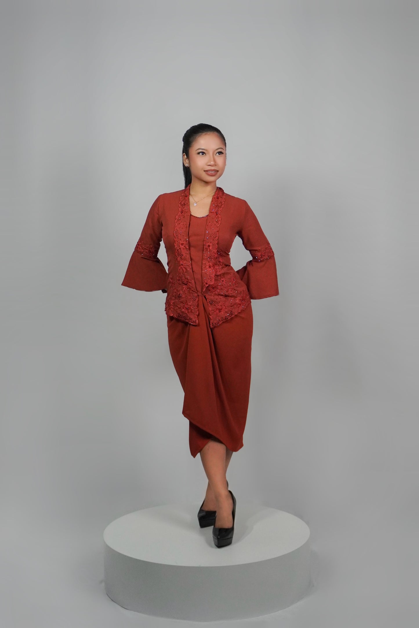 Kejora Kebaya - Brick Orange